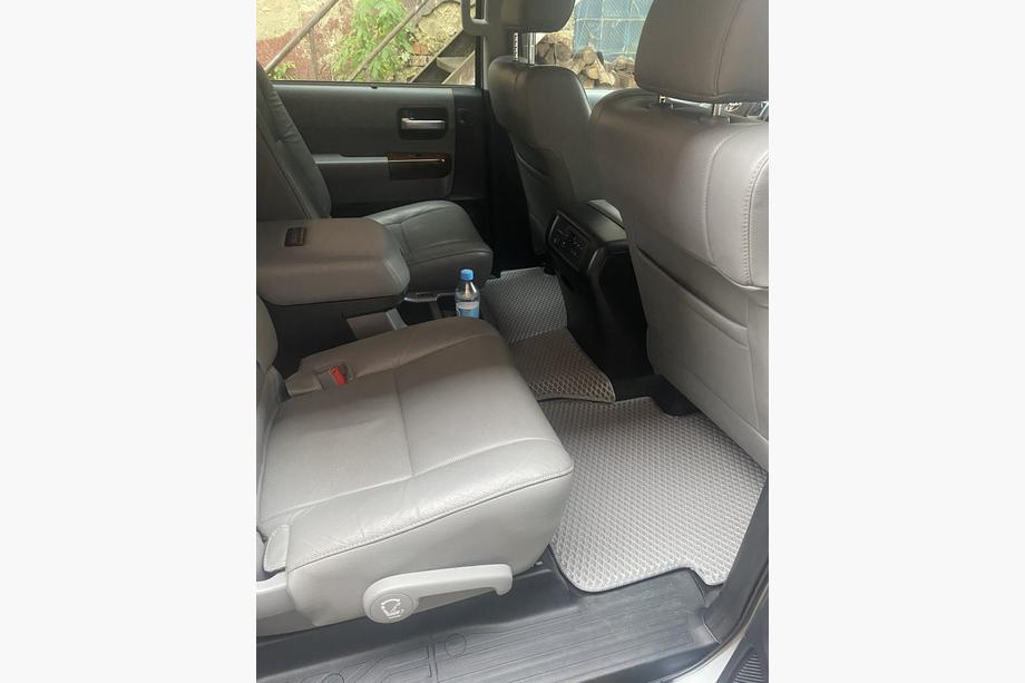 Toyota Sequoia 2007-2022 рр. Поліуретанові килимки 3 ряди (EVA, сірі) Фото 2