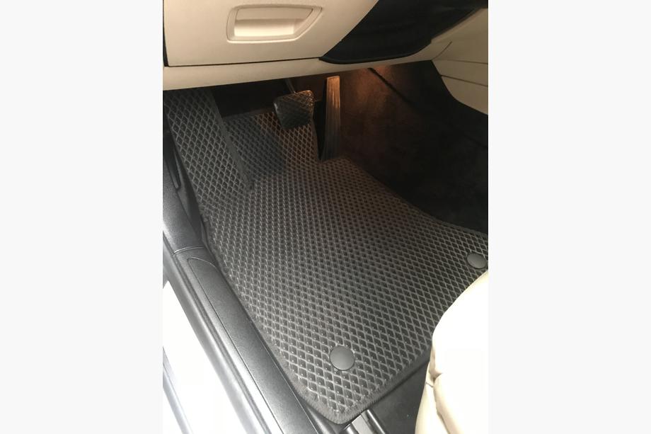 BMW 7 серія F01/F02 2008-2015 рр. Килимки EVA (для F02, Чорний) Фото 3