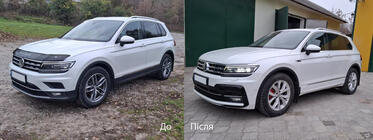 Volkswagen Tiguan 2016-2023 рр. Комплект обвісів R-Line (2016-2020) фото 2