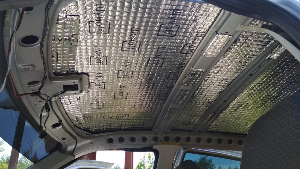 Шумоізоляція даху автомобіля своїми руками