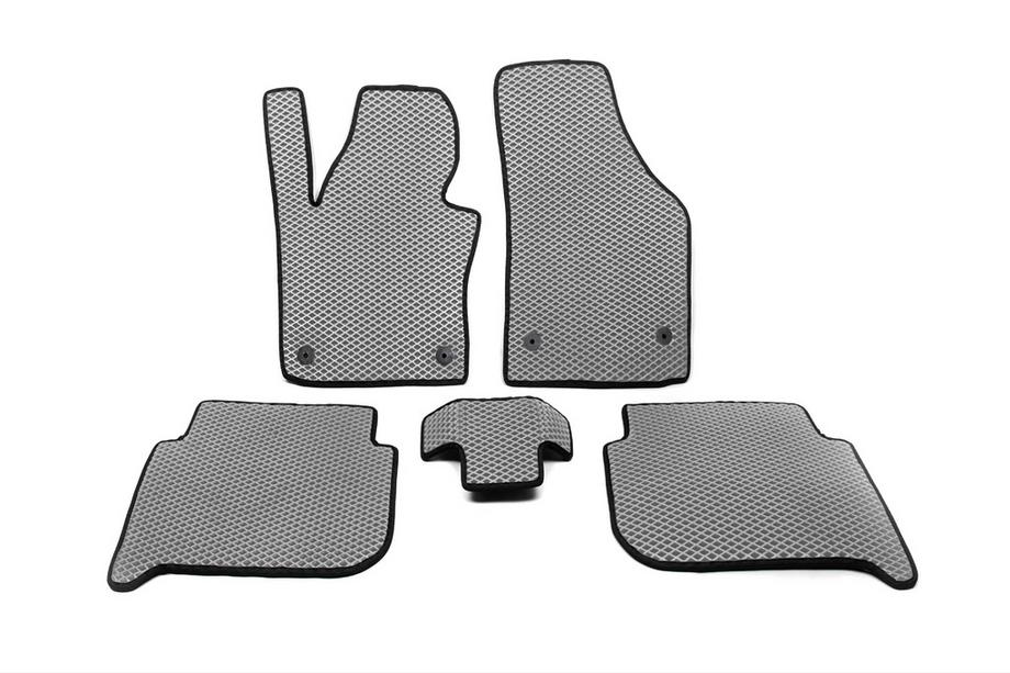 Volkswagen Touran 2003-2010 рр. Килимки EVA (сірі) Фото 1