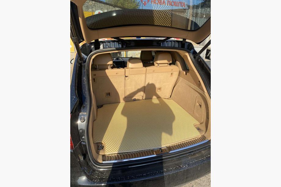 Porsche Cayenne 2010-2017 рр. Килимок багажника з сабвуфером (EVA, бежевий) Фото 4