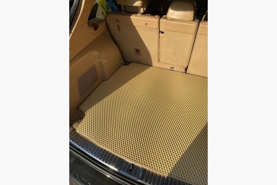 Porsche Cayenne 2010-2017 рр. Килимок багажника з сабвуфером (EVA, бежевий) Фото 3