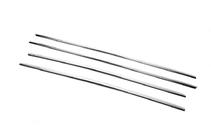 Ford Focus IV 2018- рр. Нижня окантовка стекол OmsaLine HB, SD (4 шт, нерж.) фото 3