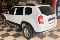 Dacia Duster 2008-2018 рр. Накладки на арки гладкі (8 шт, пластикові) EuroCap - Туреччина фото 10
