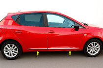 Seat Ibiza 2017- рр. Молдинг (4 шт, нерж) фото 1