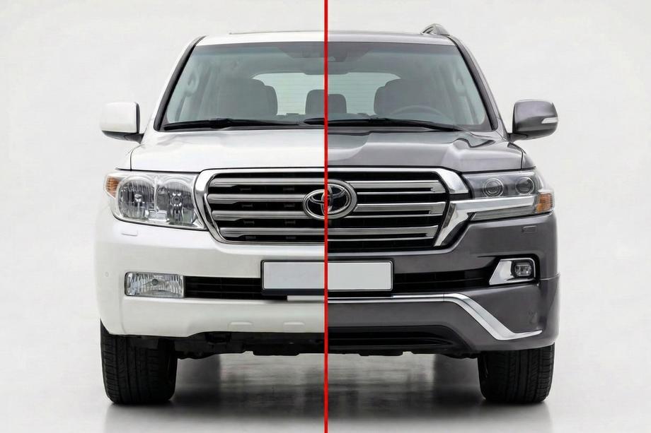 Toyota Land Cruiser 200 2007-2021 рр. Комплект рестайлінгу з LC200 2008-2015 на 2016 Executive