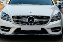 Mercedes CLS C218 2011-2018 рр. Передня решітка 2011-2014 (Diamond Silver) фото 1