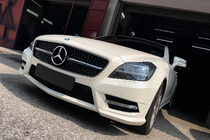 Mercedes CLS C218 2011-2018 рр. Передня решітка 2011-2014 (Diamond Silver) фото 3
