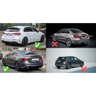 Бризковики Premium AMG / A35 (4 шт) фото 3