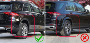 Mercedes GLE W167 2018- рр. Бризковики Premium (не пофарбовані розширювачі арок, модель без підніжок, 4 шт) фото 2