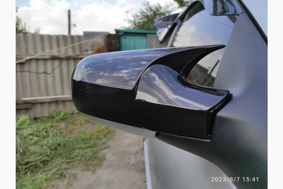 Renault Megane II 2004-2009 рр. Накладки на дзеркала BMW-style (2 шт)