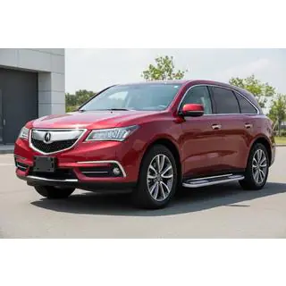 Бокові пороги Tayga V2 (2 шт., Алюміній) Acura MDX 2013-2020 рр. фото 1