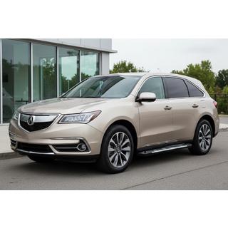 Бокові пороги Sunrise (2 шт., Алюміній) Acura MDX 2013-2020 рр. фото 1