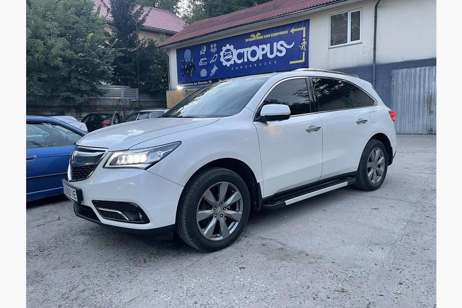 Acura MDX 2013-2020 рр. Бокові пороги RedLine V1 (2 шт., Алюміній) Фото 3