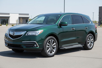 Acura MDX 2013-2020 рр. Бокові пороги Rainbow (2 шт., Алюміній) фото 1