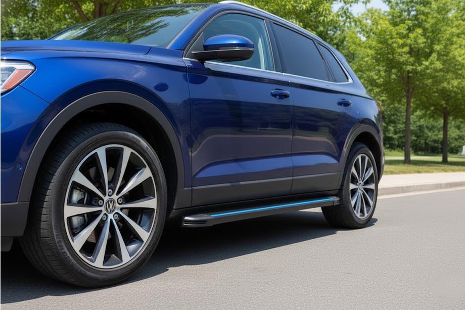 Бокові пороги Maya Blue (2 шт., Алюміній) Image