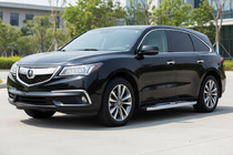 Acura MDX 2013-2020 рр. Бокові пороги Mevsim Grey (2 шт., Алюміній) фото 1