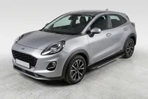 Ford Puma 2019- рр. Бокові пороги Bosphore Grey (2 шт., Алюміній) фото 1