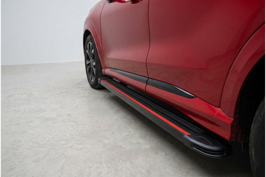Ford Puma 2019- рр. Бокові пороги Maya Red (2 шт., Алюміній) Image