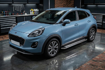 Ford Puma 2019- рр. Бокові пороги Maydos V2 (2 шт., Алюміній) фото 1