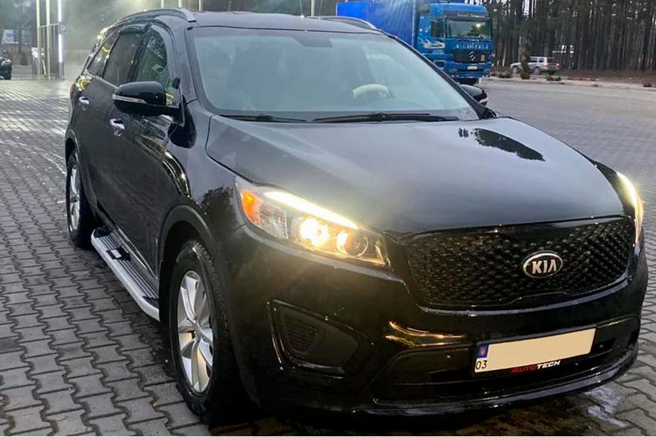 Kia Sorento III UM 2014-2020 рр. Бокові пороги Mevsim Grey (2 шт., Алюміній) Фото 5