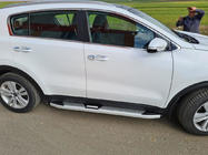 Kia Sportage 2015-2021 рр. Бокові пороги Mevsim Grey (2 шт., Алюміній) фото 4