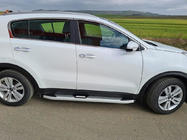 Kia Sportage 2015-2021 рр. Бокові пороги Mevsim Grey (2 шт., Алюміній) фото 5