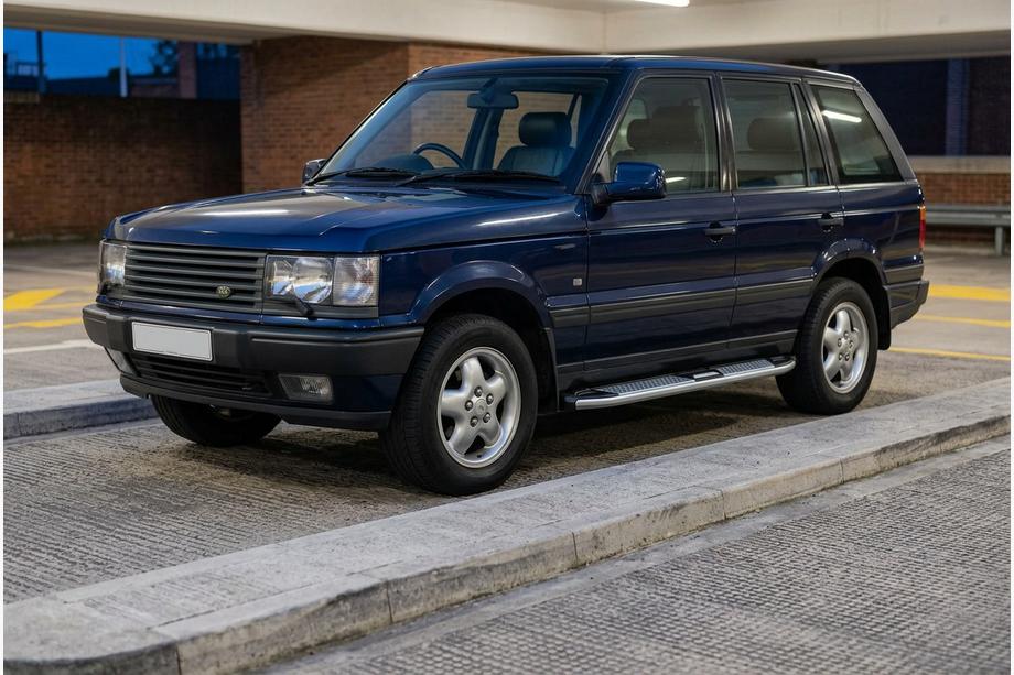 Range Rover II P38A 1997-2002 рр. Бокові пороги Mevsim Grey (2 шт., Алюміній) Фото 1
