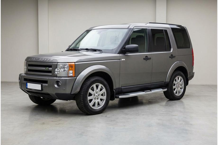 Land Rover Discovery III 2004-2009 рр. Бокові пороги Mevsim Grey (2 шт., Алюміній) Фото 1