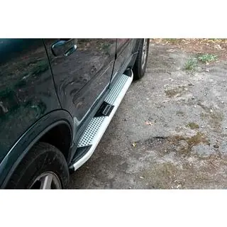 Бокові пороги Mevsim Grey (2 шт., Алюміній) фото 1