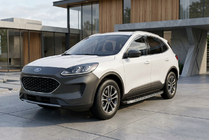 Ford Kuga/Escape 2019- рр. Бокові пороги BlackLine (2 шт., Алюміній) фото 1