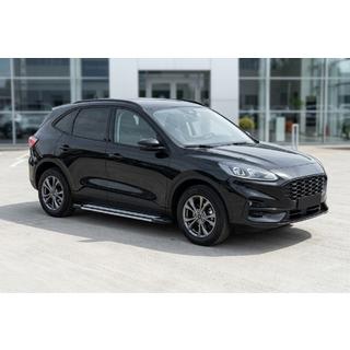 Бокові пороги Rainbow (2 шт., Алюміній) Ford Kuga/Escape 2019- рр. фото 1