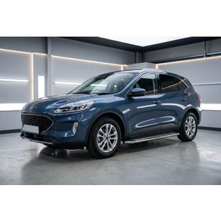 Бокові пороги Maydos V2 (2 шт., Алюміній) Ford Kuga/Escape 2019- рр. фото 1