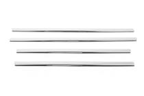 Ford Fiesta 2002-2008 рр. Зовнішня окантовка стекол (4 шт, нерж) фото 2