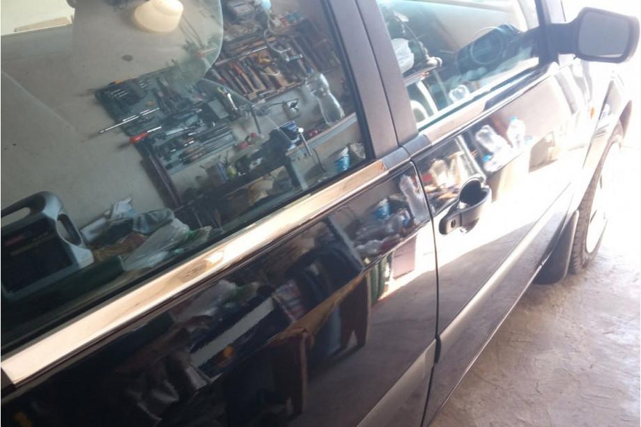 Ford Fiesta 2002-2008 рр. Зовнішня окантовка стекол (4 шт, нерж) Image