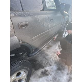 Бокові пороги Tayga Black (2 шт., Алюміній) фото 2