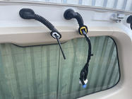 Toyota Land Cruiser 200 2007-2021 рр. Кришка багажника верхня 2016+ біла (USED, оригінал) фото 6