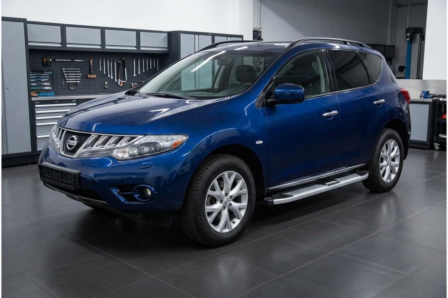 Nissan Murano 2008-2014 рр. Бокові пороги Mevsim Grey (2 шт., Алюміній) Фото 1