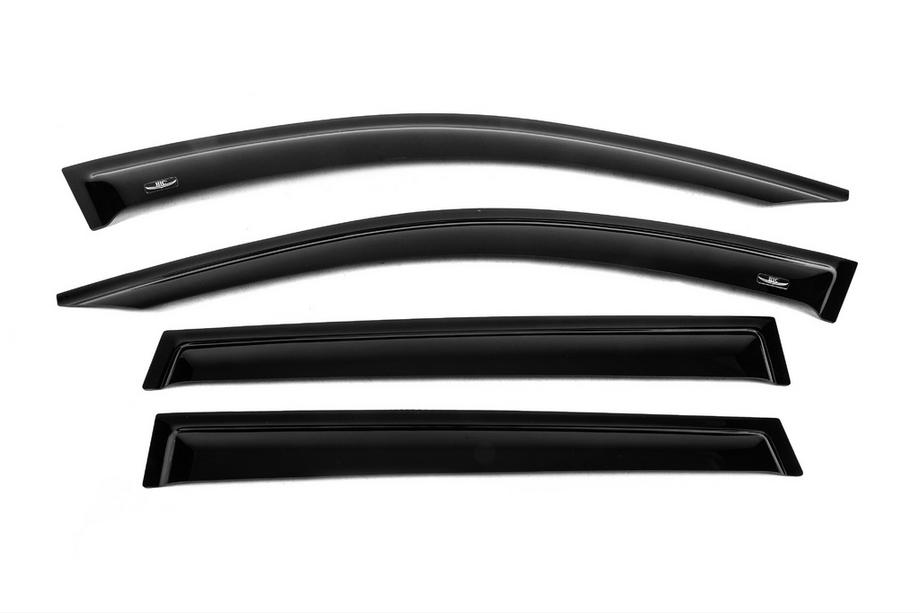 Jeep Cherokee KL 2013- рр. Вітровики (4 шт, HIC) Image