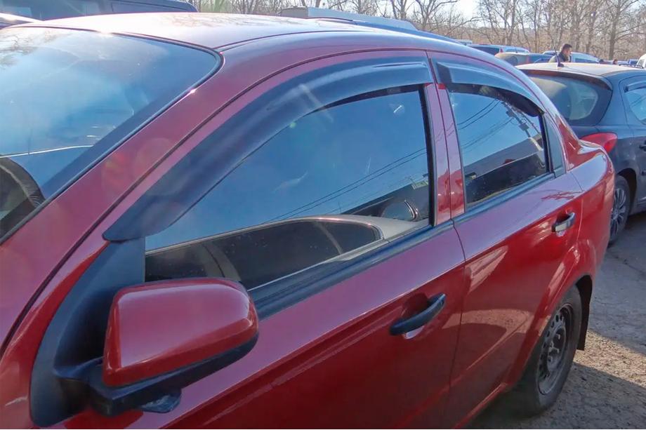 Chevrolet Aveo T200 2002-2008 рр. Вітровики SD (4 шт, HIC) Фото 1