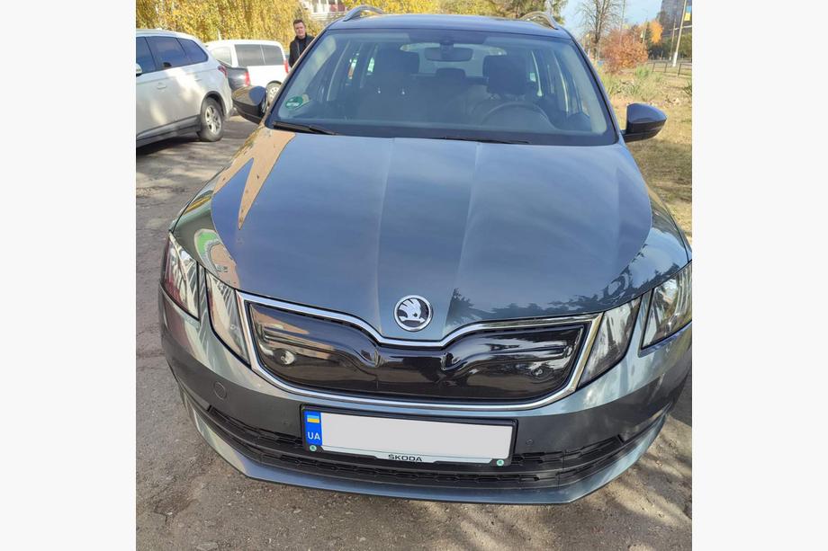 Skoda Octavia III A7 2013-2019 рр. Зимова решітка (2017-2020) глянцева Фото 5