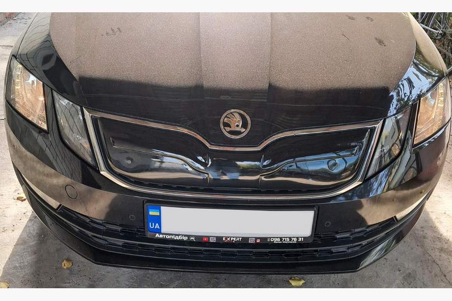 Skoda Octavia III A7 2013-2019 рр. Зимова решітка (2017-2020) глянцева Фото 7