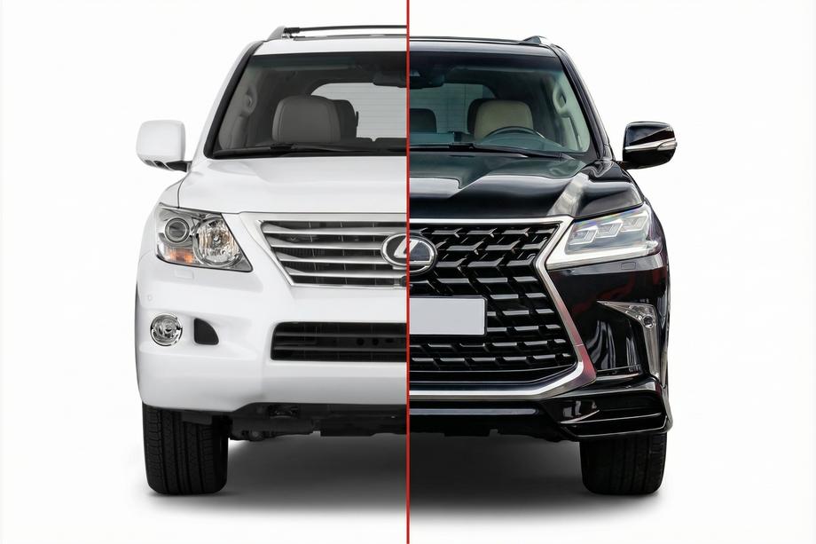Lexus LX570/450d 2008-2022 рр. Комплект рестайлінгу з моделі 2008-2016 на TRD Sport (2021+) Фото 1