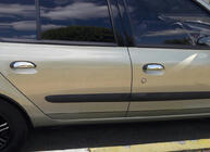 Renault Symbol 1999-2008 рр. Накладки на ручки (нерж.) фото 2