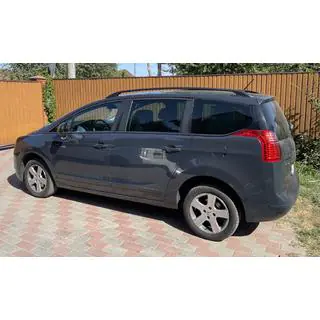 Рейлінги OmsaLine Solid (2 шт, чорні) Peugeot 5008 2009-2016 рр. фото 1