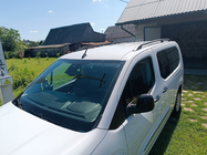 Peugeot Partner/Rifter 2019- рр. Рейлінги OmsaLine Solid (2 шт, чорні) фото 5
