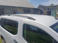 Peugeot Partner/Rifter 2019- рр. Рейлінги OmsaLine Solid (2 шт, чорні) фото 1