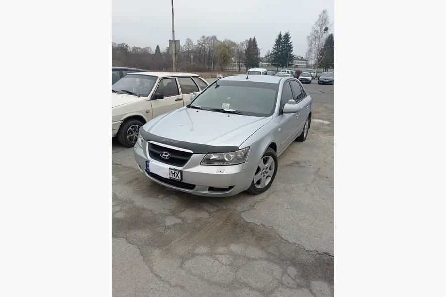 Hyundai Sonata NF 2004-2009 рр. Дефлектор капота (VIP) Image