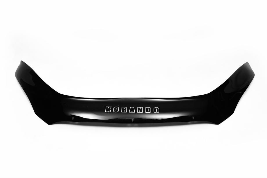 SsangYong Korando 2010-2019 рр. Дефлектор капота 2010-2013 (VIP) Фото 2